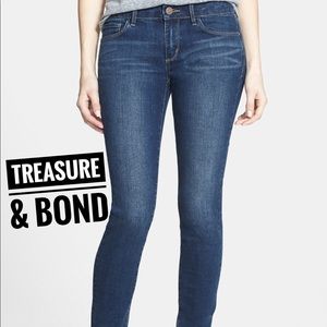 TREASURE & BOND High Rise Slim Skinny Jeans Sz 28